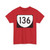 Virginia 136 (Virginia) (Road Sign) T-Shirt