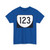 Virginia 123 (Virginia) (Road Sign) T-Shirt