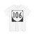Virginia 106 1980 (Virginia) (Road Sign) T-Shirt