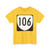 Virginia 106 1980 (Virginia) (Road Sign) T-Shirt