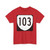 Virginia 103 1980 (Virginia) (Road Sign) T-Shirt