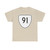 Virginia 91 1956 (Virginia) (Road Sign) T-Shirt