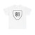 Virginia 81 1956 (Virginia) (Road Sign) T-Shirt