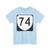Virginia 74 (Virginia) (Road Sign) T-Shirt