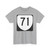 Virginia 71 (Virginia) (Road Sign) T-Shirt