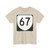 Virginia 67 (Virginia) (Road Sign) T-Shirt