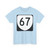 Virginia 67 (Virginia) (Road Sign) T-Shirt