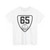 Virginia 65 1924 (Virginia) (Road Sign) T-Shirt