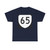 Virginia 65 (Virginia) (Road Sign) T-Shirt
