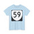 Virginia 59 (Virginia) (Road Sign) T-Shirt