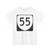 Virginia 55 (Virginia) (Road Sign) T-Shirt