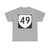 Virginia 49 (Virginia) (Road Sign) T-Shirt