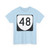 Virginia 48 (Virginia) (Road Sign) T-Shirt