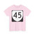 Virginia 45 (Virginia) (Road Sign) T-Shirt