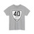 Virginia 40 1924 (Virginia) (Road Sign) T-Shirt