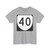 Virginia 40 (Virginia) (Road Sign) T-Shirt