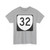 Virginia 32 (Virginia) (Road Sign) T-Shirt
