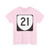 Virginia 21 (Virginia) (Road Sign) T-Shirt