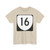 Virginia 16 (Virginia) (Road Sign) T-Shirt