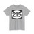 Vermont 215 town (Vermont) (Road Sign) T-Shirt