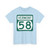 Vermont 58 (Vermont) (Road Sign) T-Shirt
