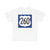 US 260 AZ 1960 west (Arizona) (Road Sign) T-Shirt