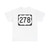 US 278 AR (Arkansas) (Road Sign) T-Shirt