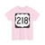 US 218 MN (Minnesota) (Road Sign) T-Shirt
