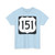 US 151 WI (Wisconsin) (Road Sign) T-Shirt