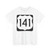 US 141 WI (Wisconsin) (Road Sign) T-Shirt