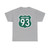 US 93 Arizona 1956 South (Arizona) (Road Sign) T-Shirt