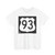 US 93 1963 AZ (Arizona) (Road Sign) T-Shirt