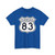 US 83 Kansas 1962 (Kansas) (Road Sign) T-Shirt