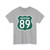 US 89 Arizona 1956 South (Arizona) (Road Sign) T-Shirt