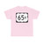 US 65B (Arkansas) (Road Sign) T-Shirt
