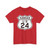 US 24 Kansas 1926 (Kansas) (Road Sign) T-Shirt
