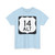 US 14 Alternate Wyoming (Wyoming) (Road Sign) T-Shirt