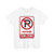 TOW ZONE CDOT R7-1AT (Illinois) (Road Sign) T-Shirt