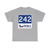 Toll Texas 242 new (Texas) (Road Sign) T-Shirt