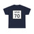 Texas Spur 70 (Texas) (Road Sign) T-Shirt