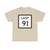 Texas Loop 91 (Texas) (Road Sign) T-Shirt