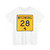 WY-28 (Wyoming) (Road Sign) T-Shirt