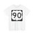 Texas Business US 90-U (Texas) (Road Sign) T-Shirt