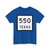 Texas 550 (Texas) (Road Sign) T-Shirt