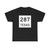 Texas 287 (Texas) (Road Sign) T-Shirt