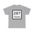 Texas 287 (Texas) (Road Sign) T-Shirt