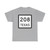 Texas 208 (Texas) (Road Sign) T-Shirt