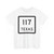 Texas 117 (Texas) (Road Sign) T-Shirt