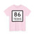 Texas 86 (Texas) (Road Sign) T-Shirt
