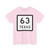 Texas 63 (Texas) (Road Sign) T-Shirt
